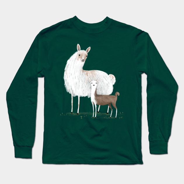 Llama Mama Long Sleeve T-Shirt by Sophie Corrigan